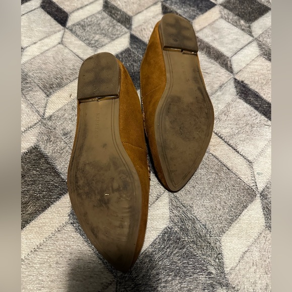 Women’s Faux Suade Tan Work Flats Size 7 - Picture 3 of 3